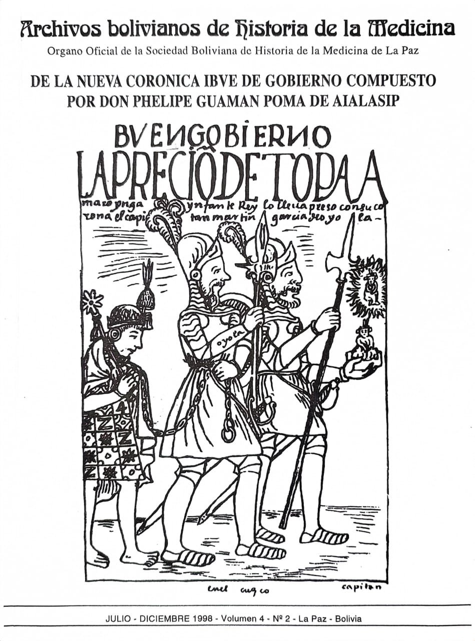 Portada de Archivo de Historia de la Medicina — Volumen 4 N° 2